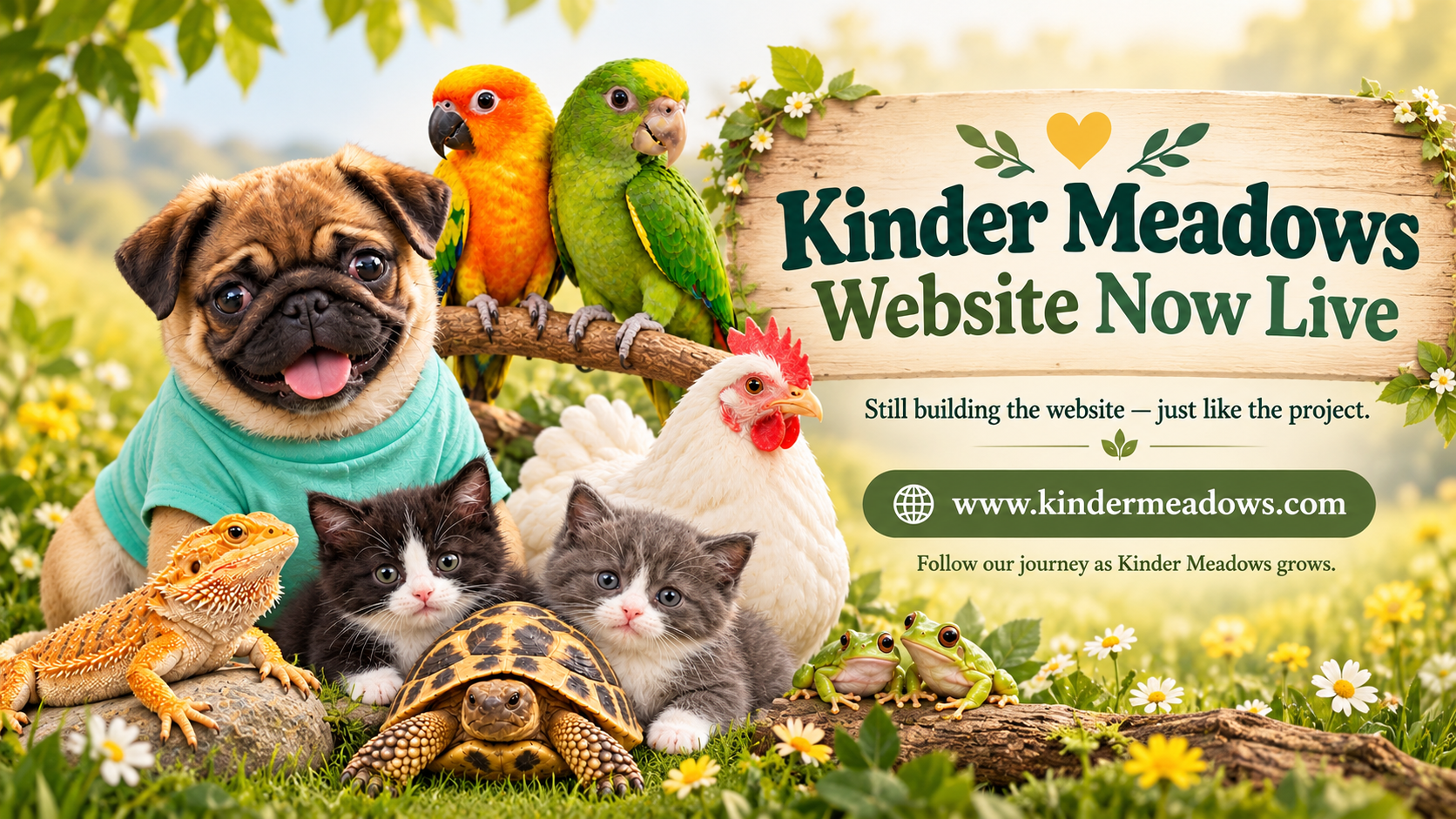 Kinder Meadows Website Is Now Live!